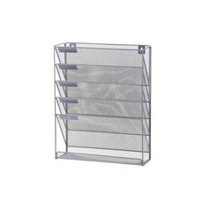 아트박스 아트박스/히키스 좁은 오피스 데스크 서류보관 파티션걸이 메탈 선반, 화이트