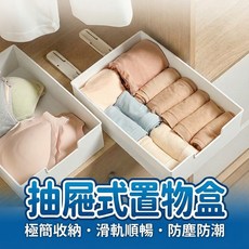 抽屜式置物盒 抽拉式收納 伸縮收納盒 櫥櫃衣櫃收納
