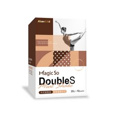 Aicom 艾力康 Magic So DoubleS 科技營養餐 可可風味, 1個, 科技營養餐-可可(10包/盒)