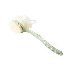 투인원 바디 브러쉬 때밀이솔 양면 샤워타올 목욕솔, 그린, 1개, 1개입