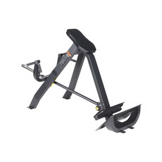 피트니스 티바로우 로잉 머신 홈트 센터 트레이너 체육관 근력 장비 T형 풀백, T자형 노젓는 배(흰색), 화이트 프레임 블랙 쿠션