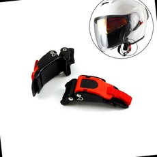 오토바이 자전거 헬멧 하이바 반모 턱버클 끈 클립 스트랩 잠금 교체용 부품 안전, 1개