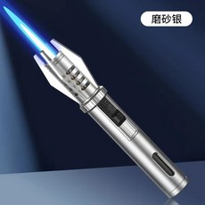 미니 광선검 스타일 고온 용접기 화력의 야외 캠핑 점화기, 1개, 4. silver