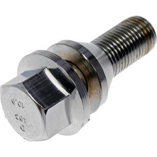 도먼 610-493 M14-1.50 휠 볼트 - 19mm 육각 26.8mm 나사 길이 일부 볼보 모델과 호환 10팩, 도먼 610-493 M14-1.50 휠 볼트 - 19m