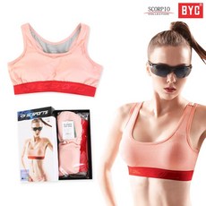 BYC 스포츠브라 트레이닝 노와이어 브라탑