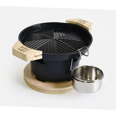 캠핑 국산 가정용 와이드그릴팬 미니, 03와이드화로세트
