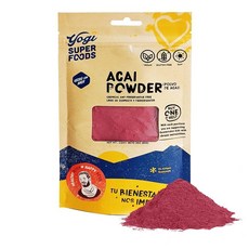 Yogi Super Foods Acai 베리 파우더 동결 건조 아사이 파우더 - 스무디 볼용 유기농 아사이 파우더 영양이 풍부한 항산화 물질 브라질 아사이 나무로 제작 -