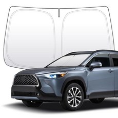 토요타 캠리 XV80 2024-현재와 호환되는 두꺼운 2중 전면 앞유리 햇빛 가리개 접이식 맞춤형 핏 가리개 블록 99% 열 자동차 내부를 시원하게 유지Camry 2024-