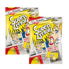 노벨 슈퍼 레몬 캔디, 80g, 2개