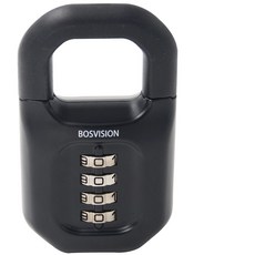 【BOSVISION 博士威】鋅合金四字輪密碼鎖(8881)，高強度防盜密碼鎖，行李箱/置物櫃適用, 1個, 密碼鎖