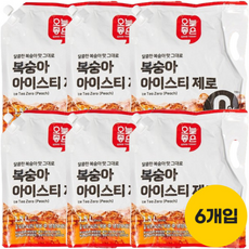오늘좋은 복숭아 아이스티 제로, 1개, 1.5L