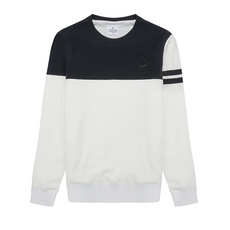 여자 소매 2 완장 방풍 라운드 스웨터_3LCSW044