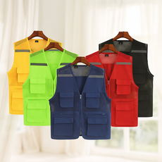 그로우파파 시원한 편한 기능성 작업 등산 망사조끼