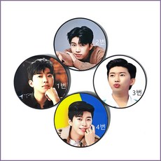 임영웅 굿즈 그립톡(신형 스마트톡), 블랙, 3번 그립톡