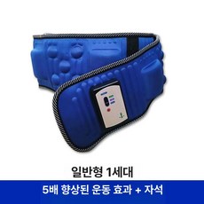 허리 슬리밍 진동벨트 뱃살 전동기 난방 연소 복근 복부 레귤러 체중 바디 리프팅 블루, 1. 스탠다드 1세대 5배운동+자석, 기본 모델명/품번