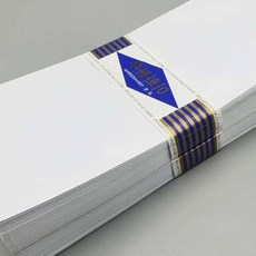 둠칫 무지 규격봉투 100X205mm 80g 100매 청첩장봉투