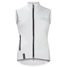 BAISKY 自行車 女款 雙拉鍊 防風背心 白 背心 百士奇【09002】