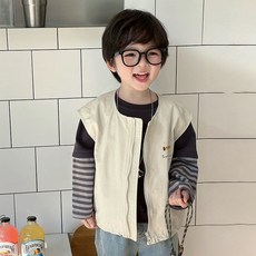 兒童馬甲 背心 外穿 男童 女童 雙面穿 拼色 潮流 時髦 百搭 兒童服飾