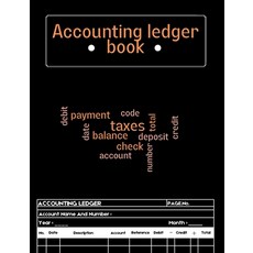 (영문도서) Accounting Ledger Book: Bookkeeping Record Book for Small Business or Personal Use - Ledger B... Paperback, Loson, English, 9781803851853