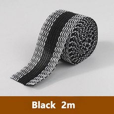 자체 접착 바지 붙여 넣기 테이프 다림질 가장자리 단축 스티커 청바지 밑단 패치 슬리브 길이 조정 스틱, Black - 2m