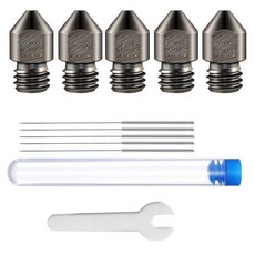 3D 프린터 경화강 MK8 압출기 노즐 CR-10 Ender 35 Ender 3 V2 Ender3 pro Aquila Anet A8 A8 plus ET4 용 5 PCs 10PCs, 5PCS