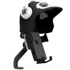 機車頭盔手機支架 摩托車手機架 遮陽手機支架 機車手機支架, 黑色, HT-513