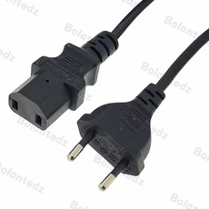 쿠쿠스토어 범 2핀 AC 전원 코드 케이블 EU/ - IEC 320 C17 for PS4 Pro 충전기 1.5M, 01 EU