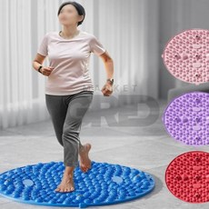 마켓그리드 원형 발지압판 홈트용 지압매트 55cm 지압운동기구, 1개