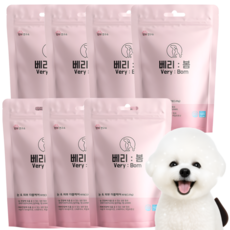 강아지 눈 영양제 피부 오메가3 눈물자국 백내장 예방 베리봄, 60정, 종합영양제, 7개