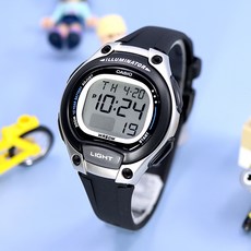 CASIO 10年電池運動設計鬧鐘燈光時尚學習兒童手錶小學生新學期日托禮物兒童手錶