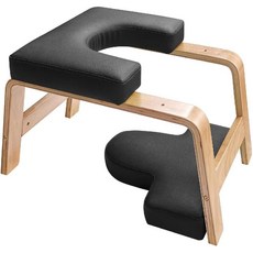 거꾸리 꺼꾸리 물구나무서기 의자 체어 요가 필라테스 보조 운동 기구, 블랙