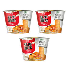 백가 아콴 홍유면피 마라맛 매콤맛 홍유량피면 증국식비빔면(컵), 3개
