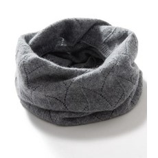 겨울 니트 넥 워머 방한 폴라 목도리 두꺼운 목 보호, 다크그레이