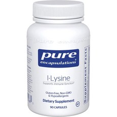 퓨어인캡슐레이션 L 라이신 500mg 90캡슐, 90, 1개, 90정