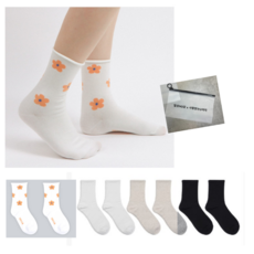 사랑받는U여자 비싸야좋아 국내산 발목 조임 없이 편안한 여성용 무압박 양말 임산부 양말, 8개