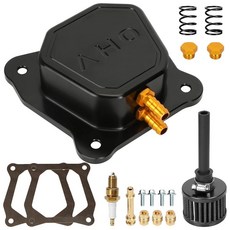 EOPOAYI 빌렛 밸브 커버 Predator 212 196cc 논 헤미 69730 6.5hp GX160 GX200 클론 엔진 콜맨 미니 바이크 CT200U CT200U-EX, B-Black