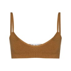 오프화이트 울 니트 브라렛