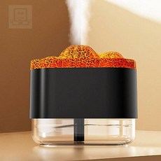 스토어-정유 웰스온 볼케이노 USB 가습기 300ml 블랙 차량용가습기