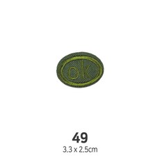 와펜 DIY 자수 패치 와펜모음 열부착식와펜, 4개, 와펜 패치 49번