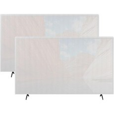 이사용 폼 플랫 스크린 TV 커버 2팩 최대 55인치 x 32인치 TV 디스플레이 화면 보호기 이사 보관 페인팅 또는 주택 개조 시 보호용 쿠션 용품 제공