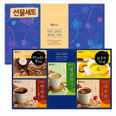 [담터] 다정 종합세트 1개입/ 명절 차 선물세트/ 국산차 전통차 부모님선물, 1세트, 차 5종