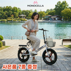 모노셀라 미니벨로 접이식 여성자전거 폴딩 휴대용 경량 심플, 1개, 150cm, 블랙 20인치 스포크휠 단속