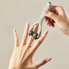 휴대용 스트레칭 지압 롤러 옥석 손가락 마사지기 롤링 셀프 안마기 775816