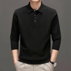 長袖polo衫男休閒大尺碼透氣男生防風運動保暖防寒修身高爾夫球衫打底衫長袖上衣男款男士長版內搭爸爸寬鬆商務春秋天中年翻領發熱衣男裝長袖t恤polo衫
