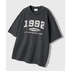 [리메인세컨드] 1992 아치 로고 오버핏 반팔 티_5COLOR