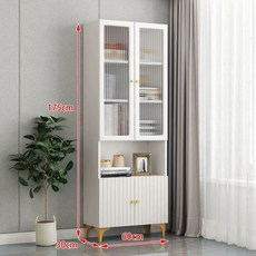 거실 틈새 코너 진열장 양주 그릇 장식장, B. 금백 A 175x60x30 양문형 직접 조립