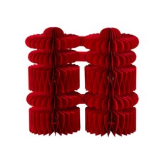 正囍蜂窩球囍字立體擺件 立體囍字擺飾, 正囍蜂窩球立體擺件