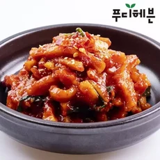 고춧잎으로 맛을 끌어 올린 오도독 무말랭이무침1kg 외