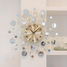 골드디자인 골드 무소음 인테리어 벽시계, 무소음 벽시계