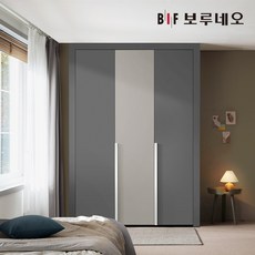 보루네오 10cm 작은방 붙박이장 슬라이딩 여닫이 미닫이 내부 슬라이드 5자 6자 7자, 링고 여닫이 10cm, 그레이_다크그레이